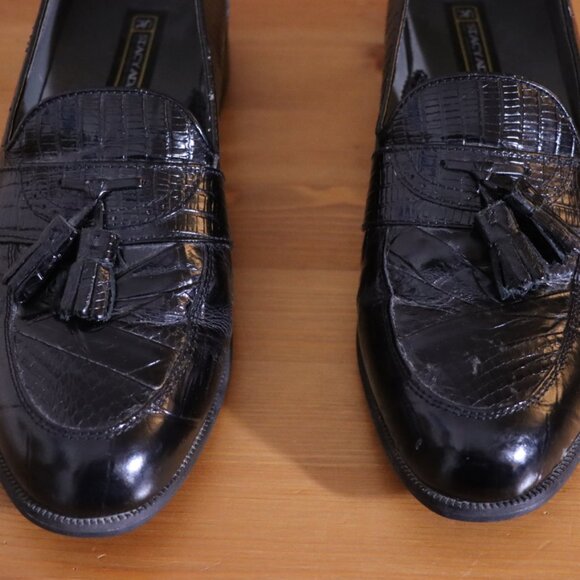 Stacy Adams Genuine Snakeskin Loafer Men’s Size 10 main image 12